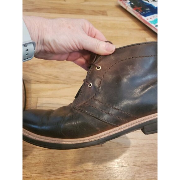 UGG Men\'s Dagmann Boot Leather Shoes Chukka Ankle Brown Lace Up 10 main image 11